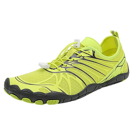 

CBGELRT Shoes For Men Daily Men s Sneakers Fashion Sneakers Outdoor Couple Men Mountaineering Casual Sport Shoes Lace Up Beach Running Breathable Soft Bottom Shoes Male Green 43