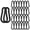 Black 30PCS-M5, variant on JINLONG 20-Pack 2 Inch Heavy Duty Spring Snap Hook Carabiner Clips, Black