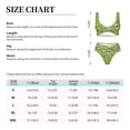 thumbnail image 6 of Daiia Cute Green Frog Women's Bikini Set Two Piece Swimsuit High Waisted Bikini Adjustable Straps Bikini Perfect for Beach, Pool, and Summer Vacation-Medium, 6 of 9