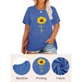 thumbnail image 3 of XCHQRTI Womens Plus Size Graphic Tees Faith T-Shirts Christian Tshirt Casual Short Sleeve Tops, 3 of 8