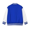 thumbnail image 4 of Letdown Boys Girls Varsity Jacket Colorblock Letterman Baseball Bomber Coat School Outwear Casual Varsity Jacket School Bomber Jackets, 4 of 8