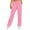Pink, variant on frariair Wide Leg Sweatpants for Women Baggy Lounge Pants Athletic High Waisted Sweat Pants Oversized Joggers with Pockets Black 1 PC