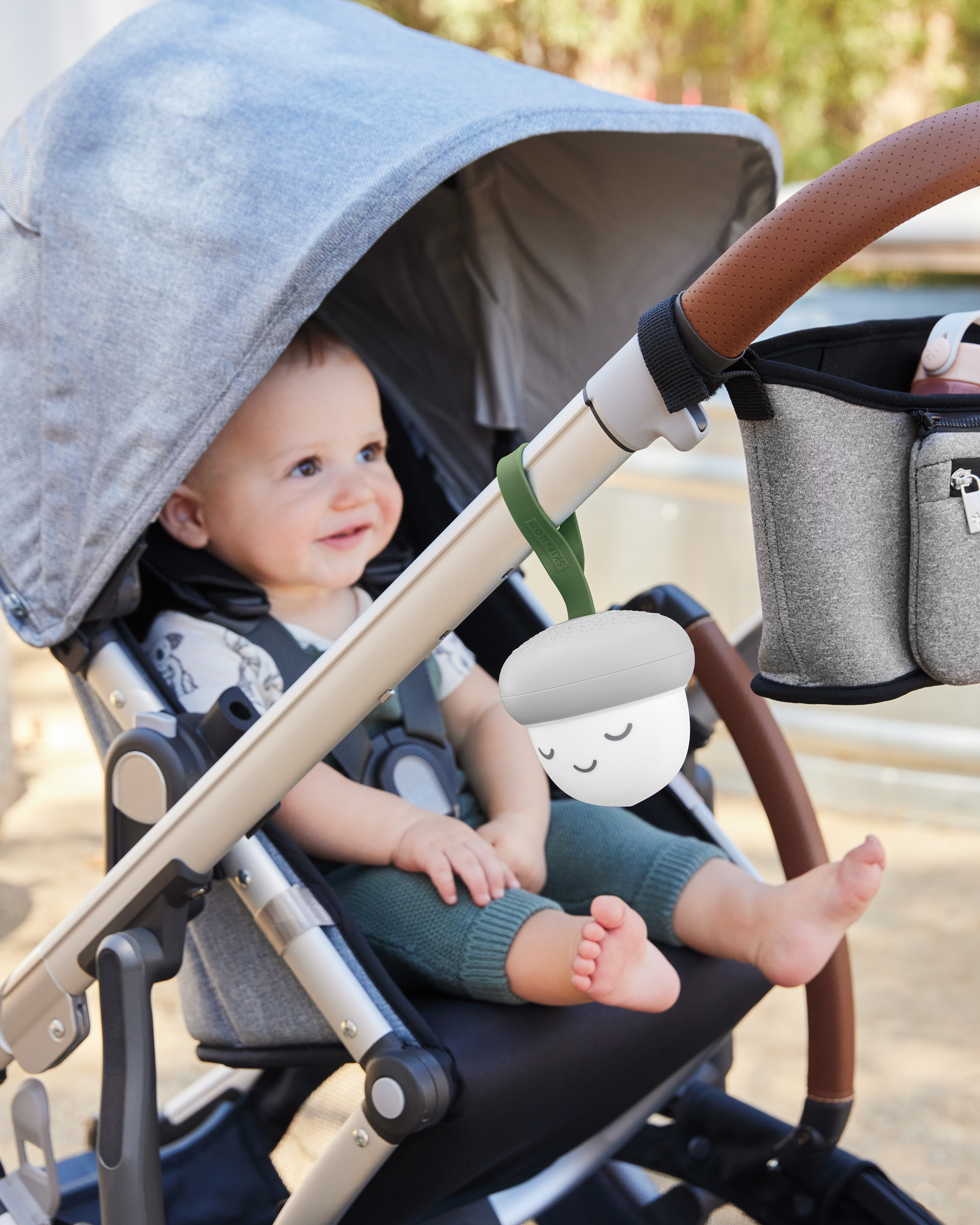 Skip Hop Glow with Me Portable Sound Machine, Gray photo 5