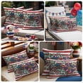 thumbnail image 6 of 2 Pack Outdoor Waterproof Throw Pillow Covers,Independence Day Sunflower Leopard USA Flag Decorative Patio Pillowcases for Chair Couch Sofa 18x18in, 6 of 9