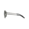 thumbnail image 3 of Armani Exchange AX 2002 Metal Unisex Aviator Sunglasses Matte Gunmetal 61mm Adult, 3 of 3