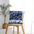thumbnail image 5 of Pofeuu Blueberry Print Double-sided plush pillowcase Square Throw Pillow Covers Pillows Cover for Living Room Bedroom Sofa Couch Cushion Cover（No pillow core）-26"x26", 5 of 7