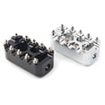 thumbnail image 2 of Universal Chrome/Black Non-Slip Gear Brake Shift Pedal MX Style Fits Harley-, 2 of 4