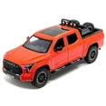thumbnail image 2 of 2023 Toyota Tundra TRD 4x4 Pickup Truck Solar Octane Orange with Sunroof and Wheel Rack 1/24 Diecast Model Car, 2 of 3