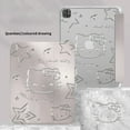 thumbnail image 2 of High Face Value Hello Kitty Three Fold Transparent Ipad Protective Casee Air5/4/3 Mini6/5/4 Anti Drop 2022/2021 Pro 10.2In Case FGS, 2 of 6