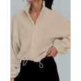 thumbnail image 6 of 2025 European American Women'S Fashion Bestselling  Sports Jacket Stand Collar Warm Zipper Outerwear, 6 of 8
