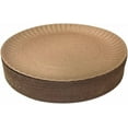 thumbnail image 2 of VAULT- 9" Inch Disposable Brown Kraft Paper Pizza Plates 100Pcs, 2 of 5