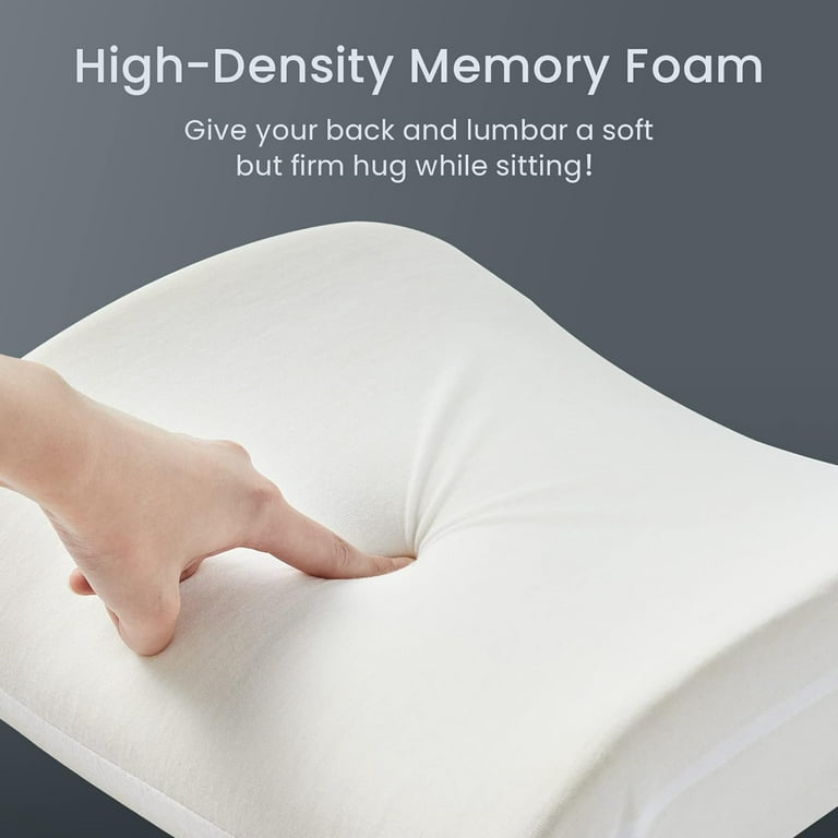 Foamula Vibrating Lumbar Support Pillow for Office Chair and Car Couch  Sleeping Bed Recliner Plane, Perfectly Balanced Memory Foam with Vibrating  Motors for Back Pain Relief 
