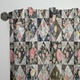 thumbnail image 3 of Designart 'Bituminous Bloom XXII' Floral Curtain Panel, 3 of 5