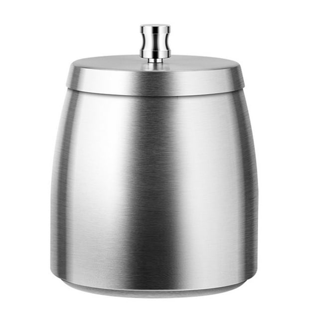 Mosiee Soot Collector With Cover Soot Collector Stainless Steel With Non-Slip Base