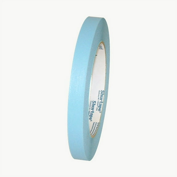 Shurtape Colored Masking Tape (CP-631): 1/2 in. x 60 yds. (Light Blue)