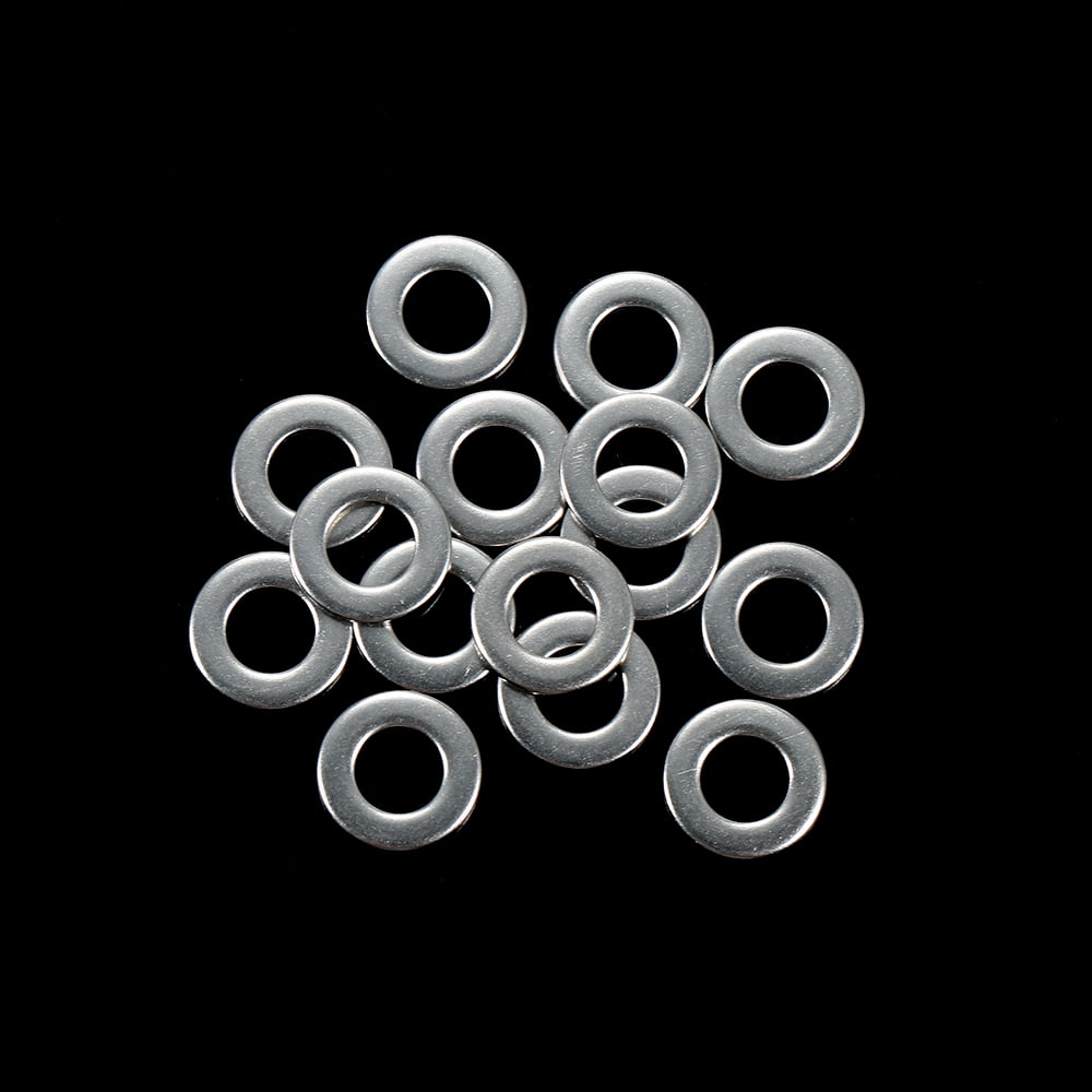EG/_ AM/_ EG/_ 105Pcs 6 Sizes Durable Stainless Steel Flat Washer Gasket Assortment