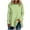 Mint Green, variant on HVOBTTY Womens Long Sleeve Pullover T Shirt, Fall Tops for Women, Women's Casual Round Neck Striped Print Long Shirt Green, L