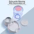 thumbnail image 2 of Dispensador automático de alimentos y agua de 3,8 l, comedero para mascotas de gran capacidad para perros/gatos/croquetas, accesorios para cuencos para mascotas (gris) Zhivalor ZSY-1695, 2 of 5
