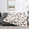 thumbnail image 2 of Naloa Chickens Flannel Fleece Throw Blanket for Bed Couch, Thick Blanket - All Seasons Suitable for Women, Men and Kids-80"x60", 2 of 6