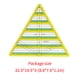 thumbnail image 5 of Matsuzay Regla triangular acrílica, 3 colores, transparente, firme, fácil de igualar, herramientas de medición, suministros prácticos para acolchar De coser Matsuzay HA012511-00, 5 of 6