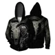 thumbnail image 5 of Sudadera con capucha para hombre con estampado floral sencillo y elegante Sudadera con capucha para hombre con estampado personalizado Ropa para hombre moderna y cómoda Sudadera con capucha con cremal, 5 of 5