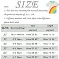 thumbnail image 3 of Boys T-Shirts Size 6 Short Sleeve Cute Cartoon Rainbow Print Shirt Casual Crewneck Pullover Tops Summer Outwear Clothes Beige 6-7 Years, 3 of 6