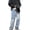 Blue, variant on HCNTES Mens Elastic Waist Jeans Relaxed Fit Men's Elastic Waist Lightweight(Light blue,XL)