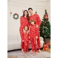 thumbnail image 4 of Conjunto de ropa navideña para la familia 2024 Conjuntos a juego Monos casuales suaves Pijamas lindos con estampado completo Traje de una pieza Mono, 4 of 5