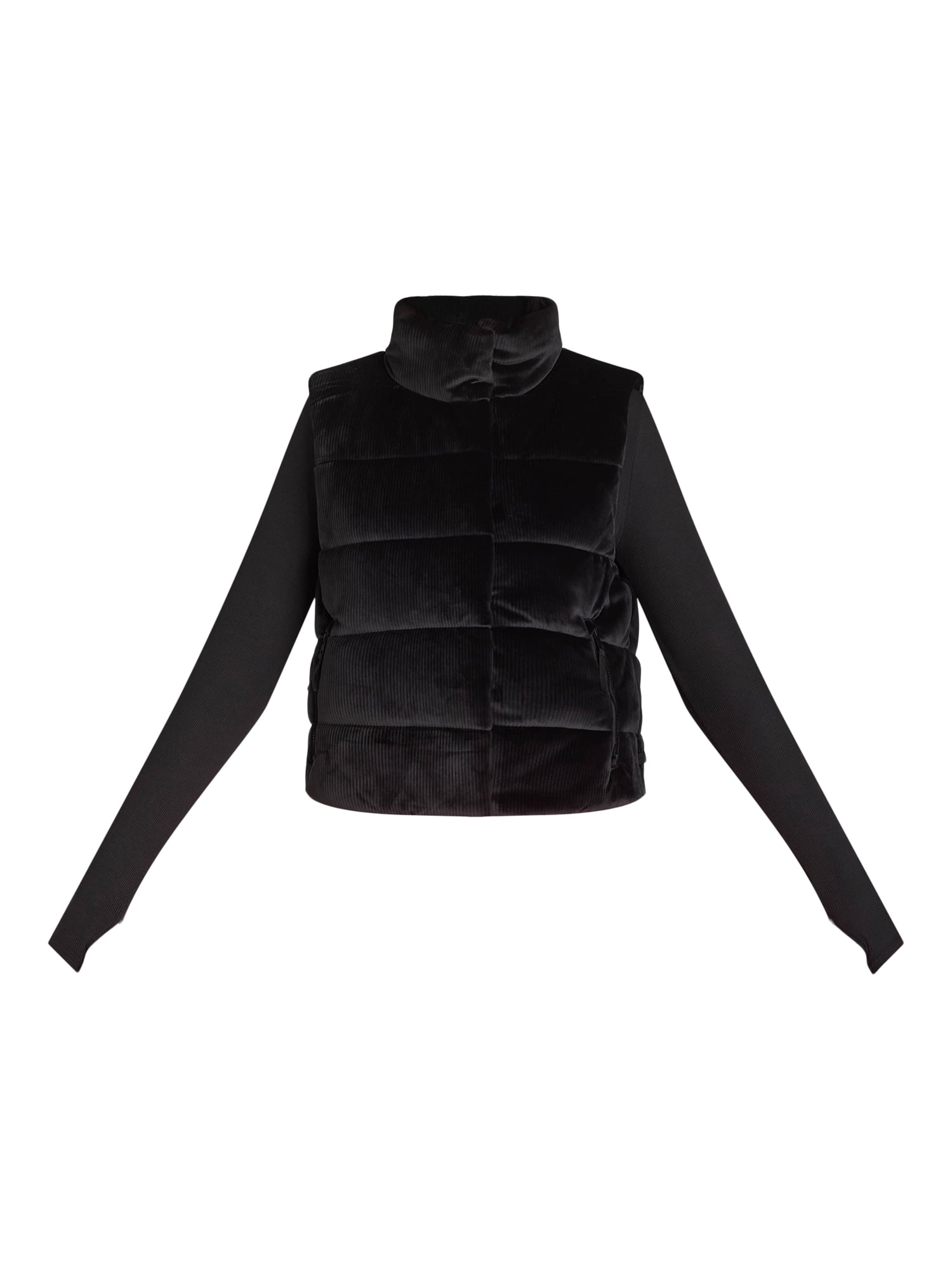 Avia Women's Velour Ribbed Vest, Sizes XS-XXXL