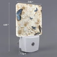 thumbnail image 2 of Balery Elegant Butterflies And Pearls Luz Nocturna LED con Sensor Automático, Enchufe con Sensor Crepuscular, Luz Suave de 0.5W para Dormitorio, Pasillo, Baño-UK, 2 of 7