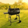 thumbnail image 5 of Grill Boss 30" Charcoal Barrel Grill, Adjustable Grate Large Cooking Area, Black, 5 of 12
