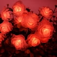 thumbnail image 6 of Solar Flower String Lights, 7M 50LED Solar Rose String Lights Flower Fairy String Lights Waterproof with 8 Mode for Garden Outdoor, 6 of 8