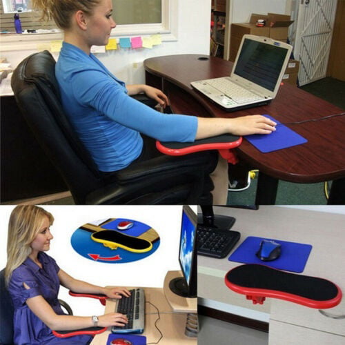 Details about    US Attachable Armrest Pad Desk Computer Table Arm Support Mouse Pads Arm Wrist 