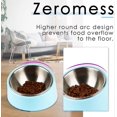 thumbnail image 4 of Bowl for Dog Cat, Sloped Bowl Non-Slip Modern Elegant Melamine Support with Removable Solid Stainles, 4 of 5