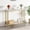 31" Gold, variant on Modern 31" Console Table, Narrow Entryway Table with Fluted Glass Shelf and Metal Frame, Slim Sofa Table Behind Couch for Living Room, Hallway, Foyer, Gold