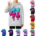 thumbnail image 4 of Toddler Boys Hoodie Funny Graphic Hoodie Casual Long Sleeve Hoodies Fall Clothes 4-5 Years Old Girl Clothes, 4 of 4