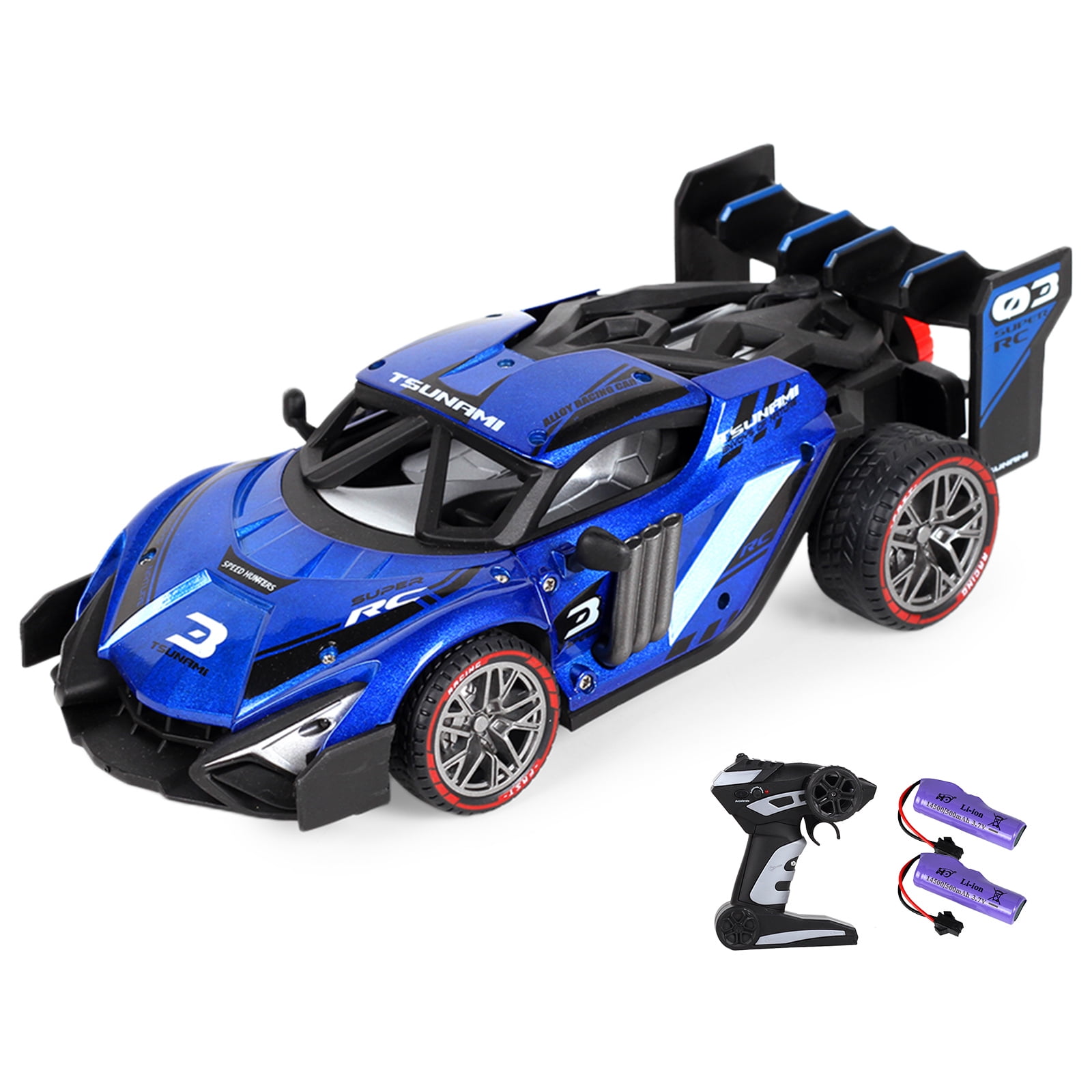 Racing Radio Control R/C Sports Car Blue NEW 