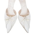 thumbnail image 3 of Dior Women's White Kitten Heel Mules, 3 of 5