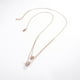 thumbnail image 4 of Fino Collar Doble Zirconia Diamante Blgari Oro Rosa 14k Lam rosa Unitalla, 4 of 7