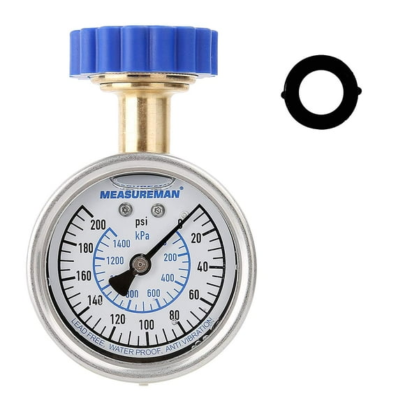 Water Pressure Test Gauge