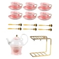 thumbnail image 2 of Juego de tetera y tazas Strade Fareast Limited con soporte y infusor rosa, 2 of 8