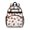 Football and Baseball White Pattern, variant on Football and Tennisball White Pattern Cute School Backpack Bag for School with Padded Back and Adjustable Shoulder Straps 15.25"x11.5"x5.25"