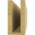 thumbnail image 4 of Ekena Millwork 4"W x 8"H x 28"L Newport Woodgrain TimberThane Rafter Tail, Primed Tan, 4 of 6
