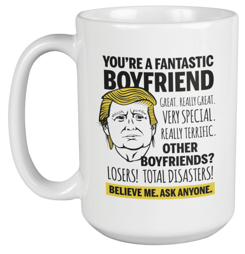 Trump You're A Fantastic Skier Great Really Great White Mug Ceramic 11 Oz.