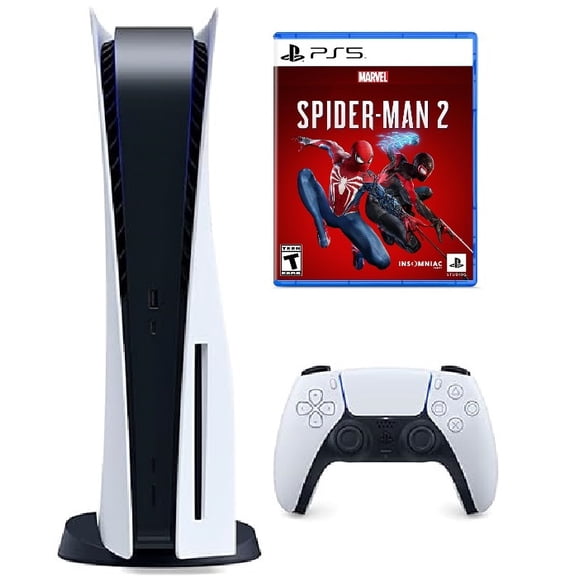 New Sony PlayStation 5 Disc Slim Version PS5 Console - Marvel’s Spider-Man 2 Limited Bundle