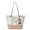 Natural Wild Fleur, variant on Banyan Shoulder Tote , Linen Uncoated Canvas