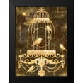thumbnail image 2 of Selkirk, Edward 15x18 Black Modern Framed Museum Art Print Titled - Deco Gold Distress II, 2 of 5