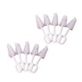 thumbnail image 1 of Set de limpieza para chupetes Cauaoa White, 10 unidades con cepillo para pezones, 1 of 9