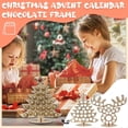 thumbnail image 4 of Calendario de Cuenta Regresiva de Navidad de Madera Árbol de Navidad Calendario de Cuenta Regresiva Soporte de Chocolate B, 4 of 6