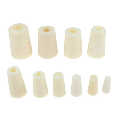 

Grofry 5Pcs Silicone Laboratory Chemistry Rubber Seal Flask Tapered Plugs Stoppers